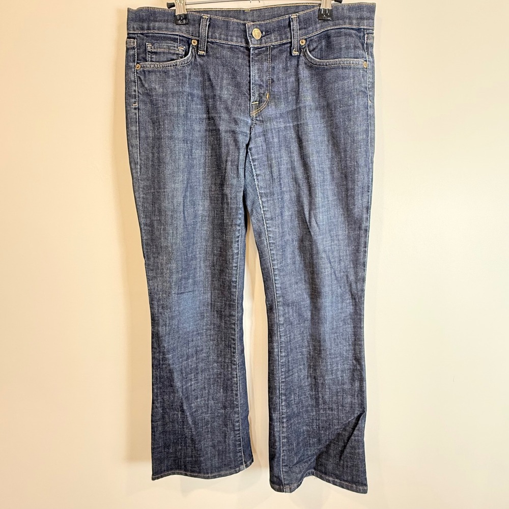 Citizens of Humanity Jeans Low Rise Flare Stretch Denim Blue Size 28